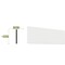 Ekena Millwork 11 1/4"W x 5/8"T x 96"L S4S Board, PVC S4S58X12X96SWPV - alternate 2